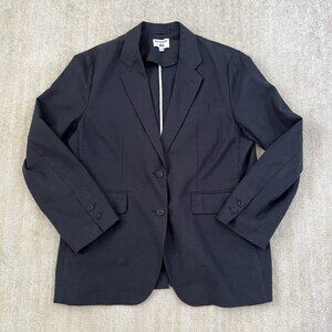 Ines De La Fressange x Uniqlo Linen Cotton Blue Blazer Jacket XXL